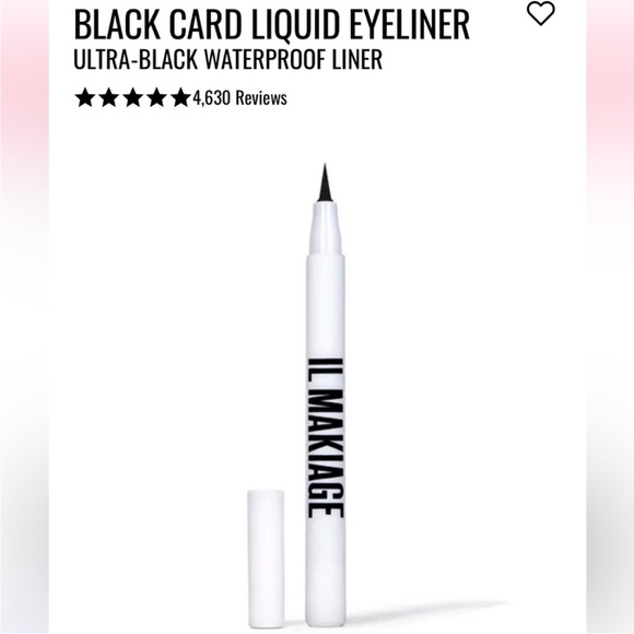 Il Makiage black Card Liquid Eyeliner NWT - Picture 1 of 5